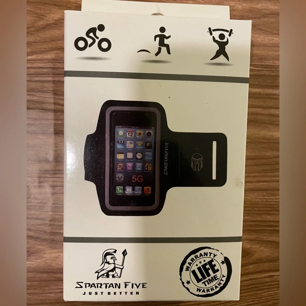 Just Better Spartan Five Running Armband for iPhone 5